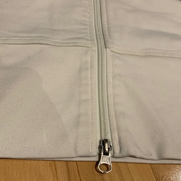 Lululemon Off White/Brown/Black Stride Luon Origami Jacket -Size 8 - Picture 8 of 16